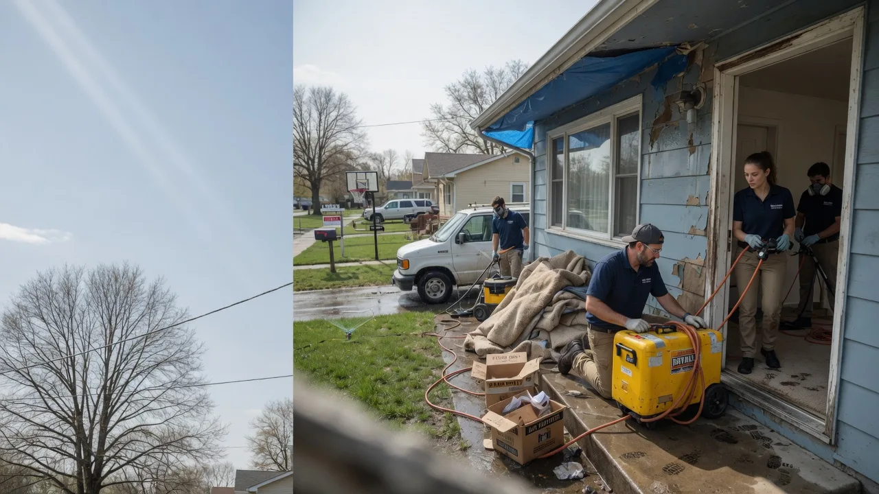 Basement Flood Cleanup in Schwertner, TX near me